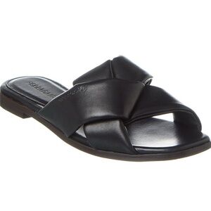 Salvatore Ferragamo Blue Sandals with Crisscross Straps